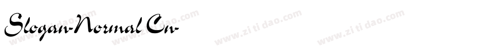 Slogan-Normal Cn字体转换
